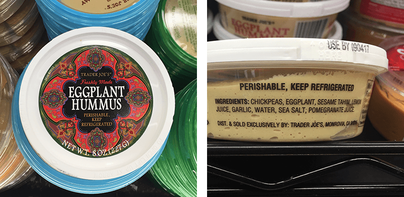 Eggplant Hummus at Trader Joe's