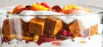 Fall Fruit Trifle with Pumpkin Gingerbread