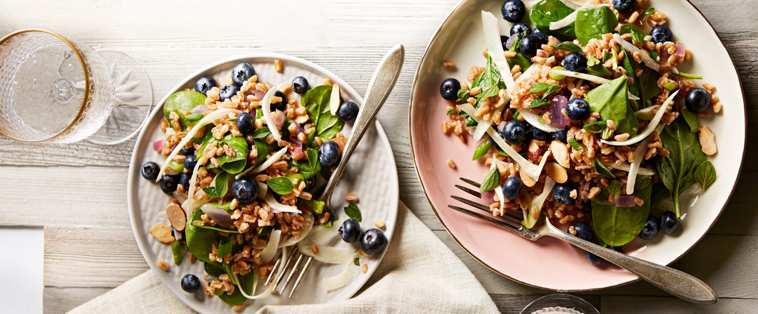 Farro and Blueberry Salad