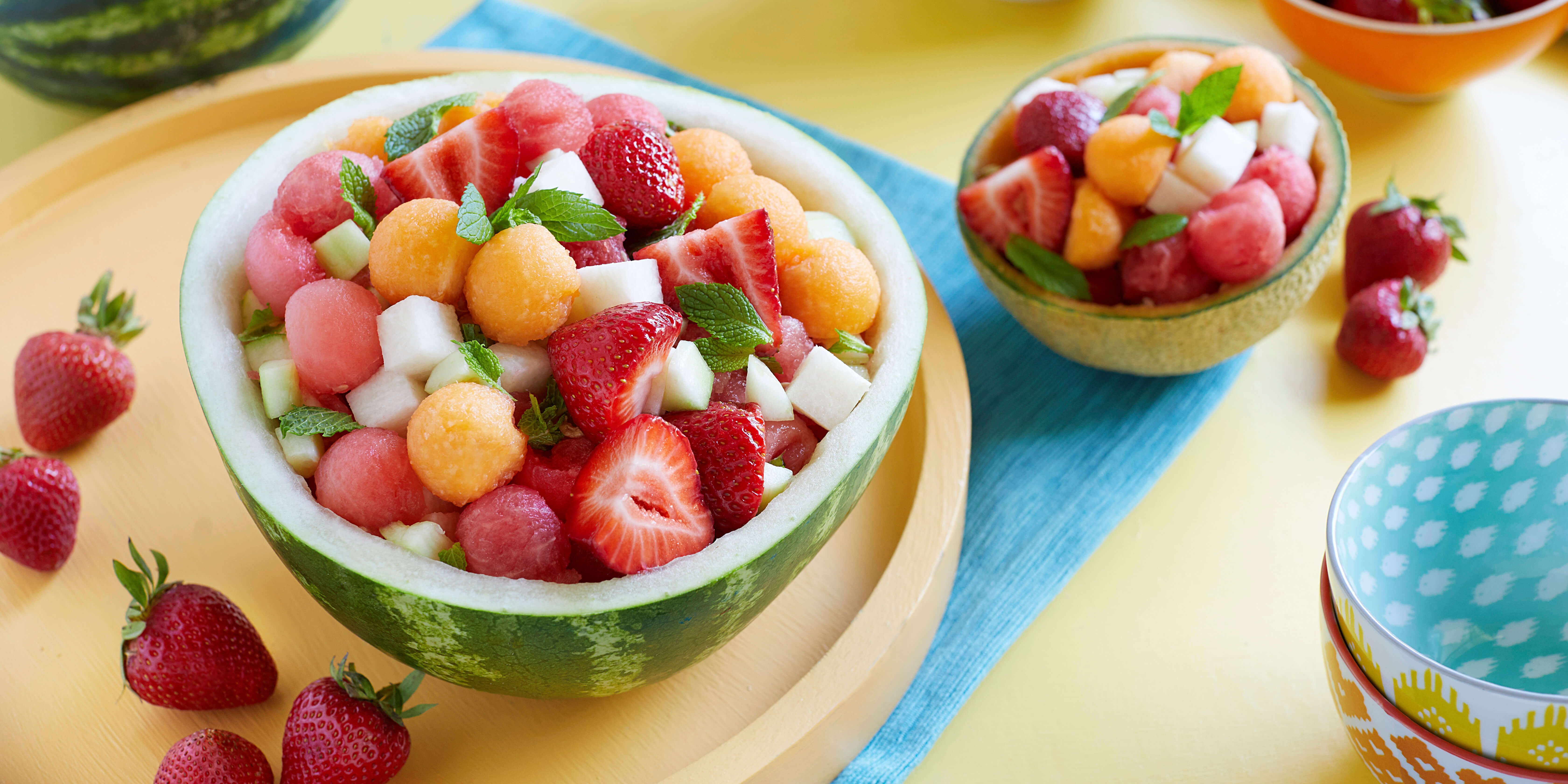 summer celebration fruit bowls
