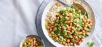 Thai Green Curry Chickpeas with Spinach