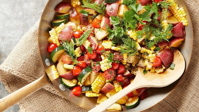 Veggie-laden Breakfast Hash