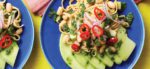 Thai Peanut Noodles with Fresh Melon and Lime Vinaigrette
