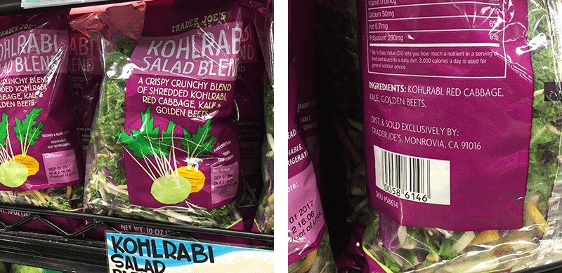 Kohlrabi Salad at Trader Joe's