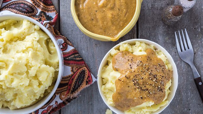 Vegan Mashed Potatoes and Gravy