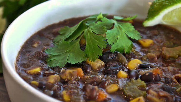 Mexican Black Bean Corn Soup