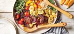 Mojo-Seasoned Plantain Salad with Black Beans and Rice
