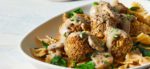 Mushroom Stroganoff with Wheatballs