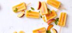 Vegan Peaches and Cream Ice Pops