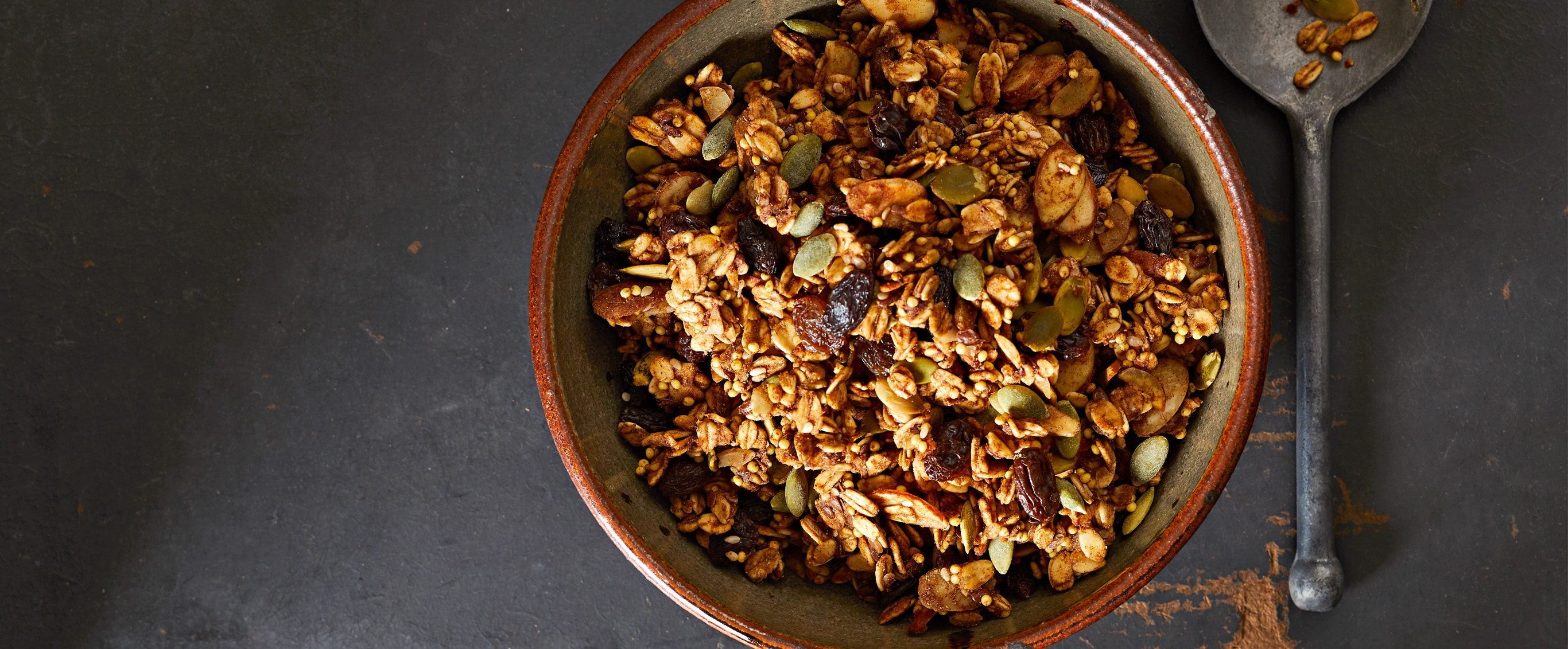 Vegan Camping Food: Pumpkin Seed Granola