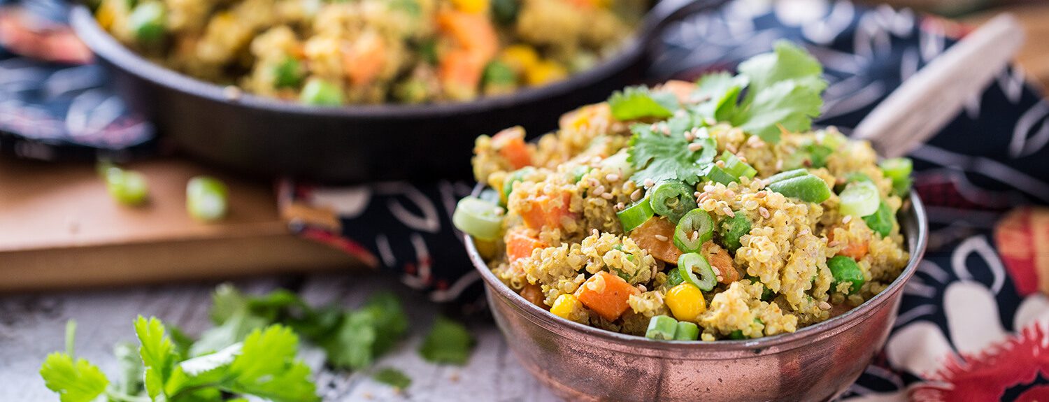 Vegan Quinoa Curry Bowl 