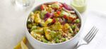Pesto Grain Bowl with Grilled Vegetables