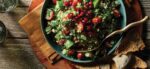 Quinoa Tabbouleh with Pomegranate Seeds