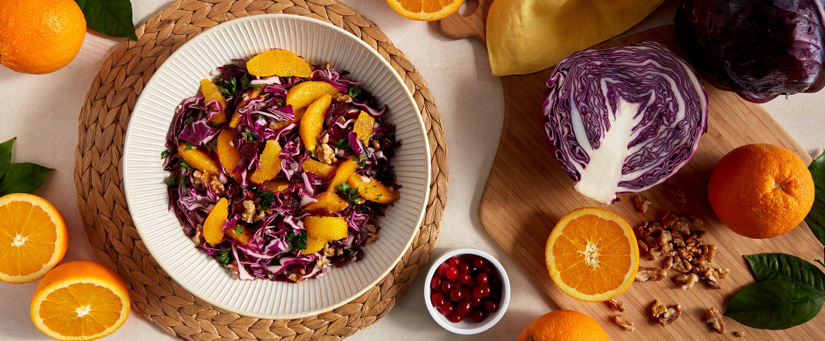 Red Cabbage and Orange Salad for Wordpress