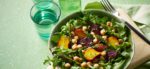 Dandelion Greens Salad with Roasted Baby Beets