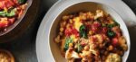 Mashed Rutabaga with Italian Roasted Cauliflower and Chickpeas