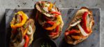 Shredded Portobello Open-Face Sandwiches