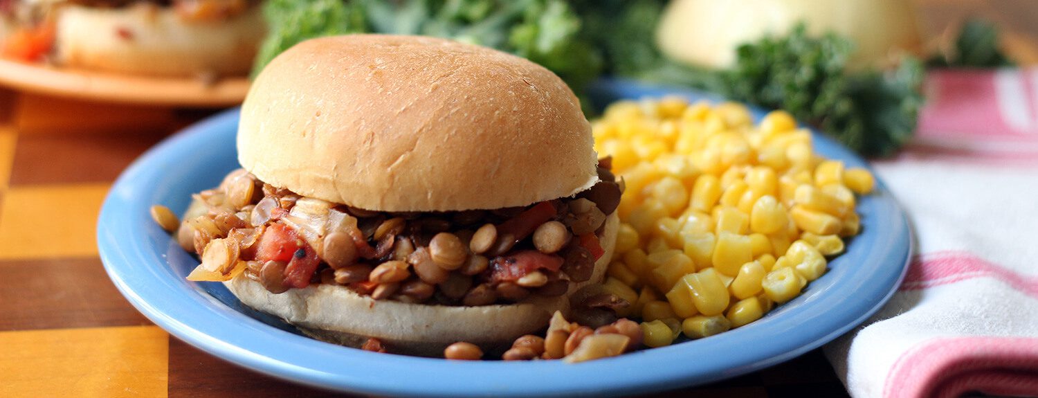 This lentil sloppy joes recipe is a quick and easy meal that also reheats well for lunch the next day or two.