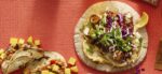 Mediterranean Tacos with Spicy Roasted Cauliflower