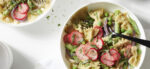 Spring Veggie Mac and Cheese with Vegan White Cheddar Sauce