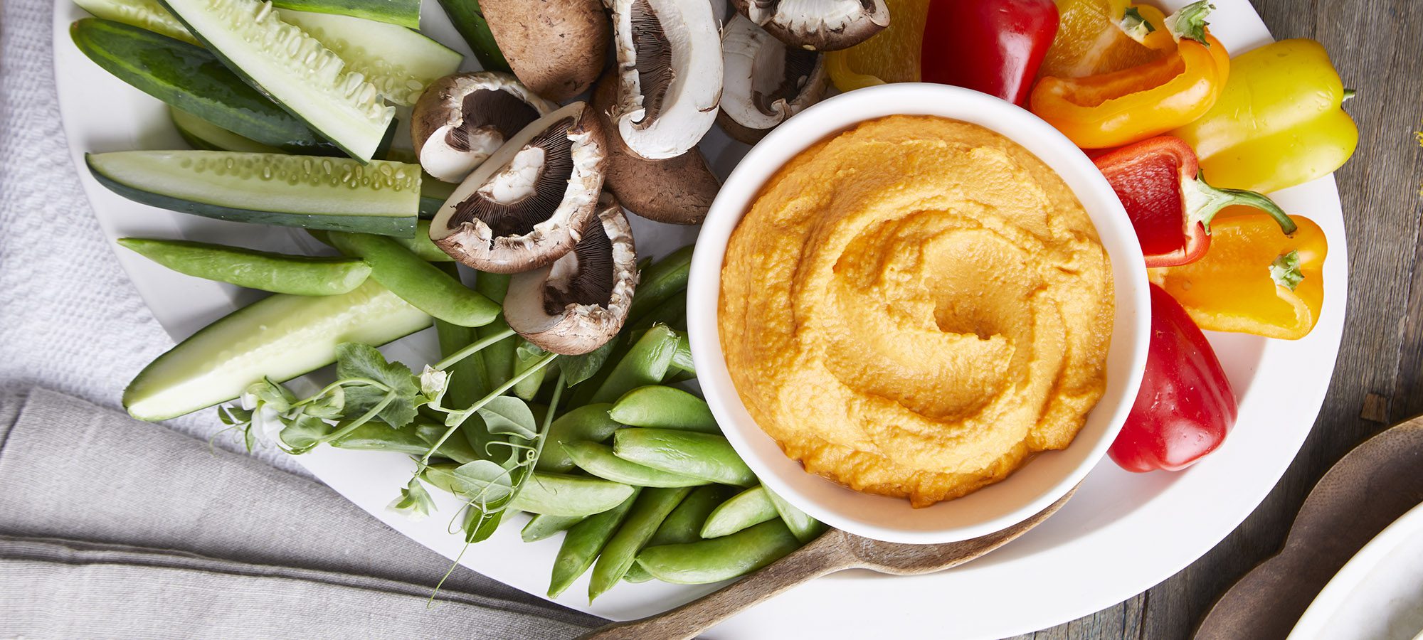 Sweet Potato Hummus - Plant-Based Vegan Hummus Recipe