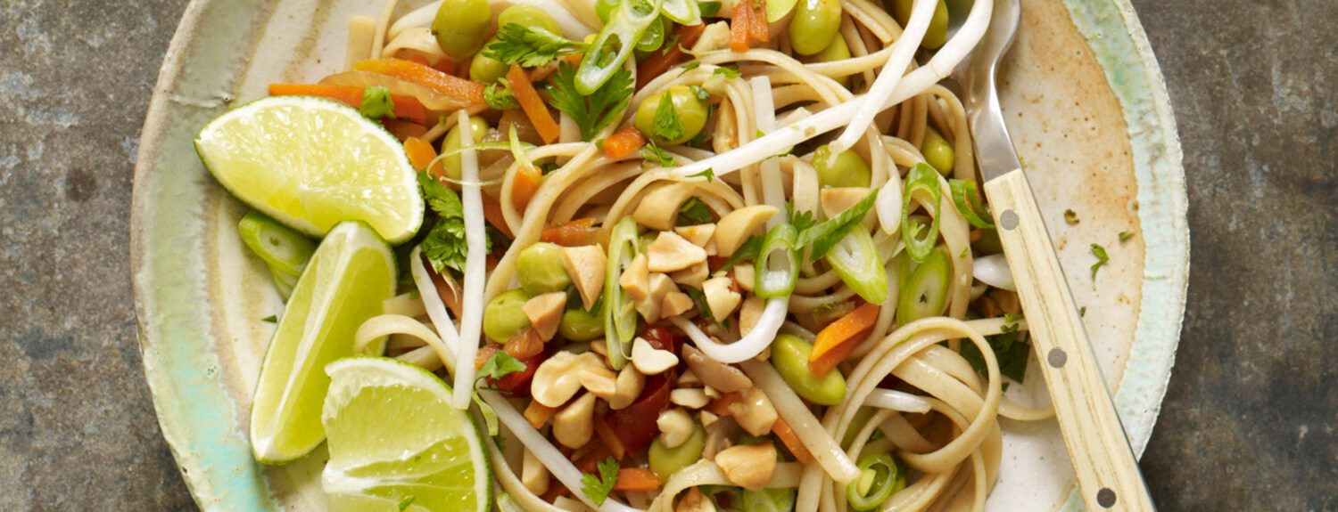 A vegan thai noodles recipe from the plant-based company Forks Over Knives