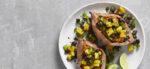 Caribbean Loaded Sweet Potatoes