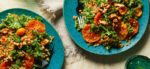 Hearty Kale Salad with Warm Citrus and Wheat Berries