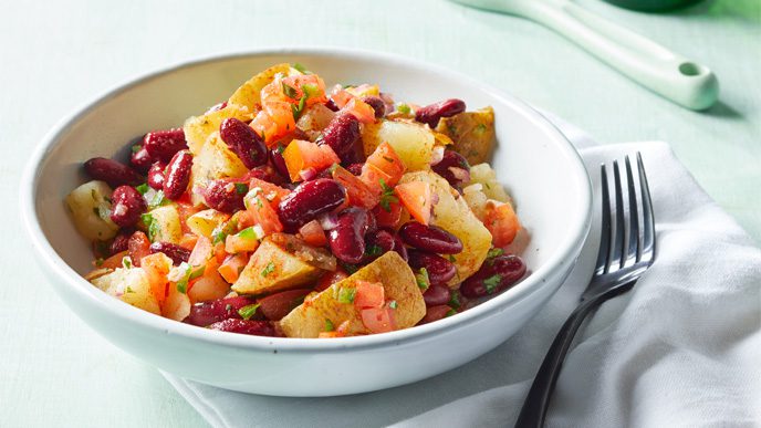 Southwest Potato and Red Bean Bowls