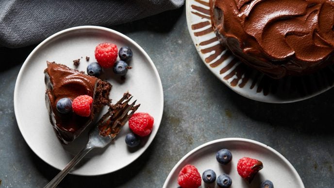 Vegan Double Chocolate Instant Pot Cake