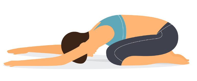 32 Balasana Stock Illustrations | Depositphotos