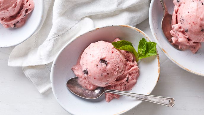 Strawberry-Chocolate Ice Cream