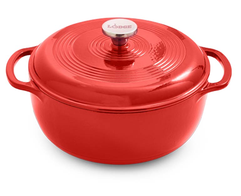 Lodge Enameled Cast-Iron Dutch Oven