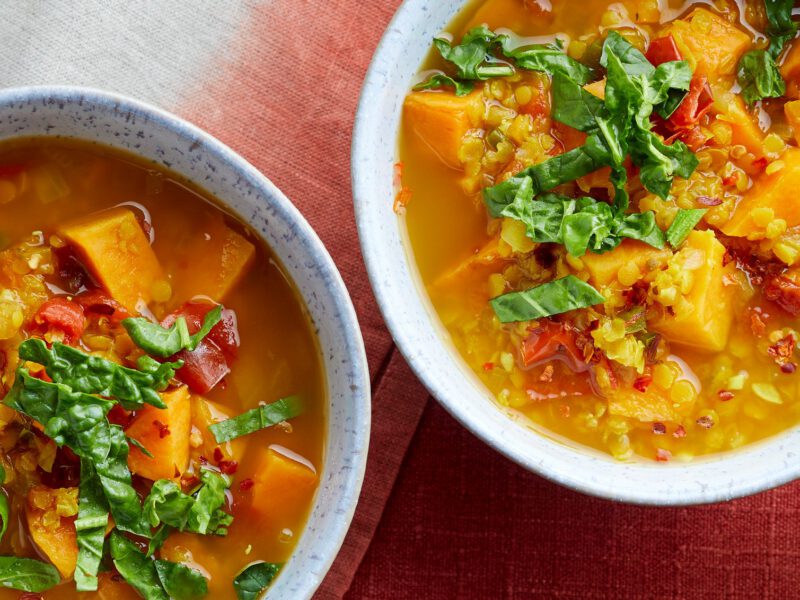 Pumpkin Red Lentil Dal