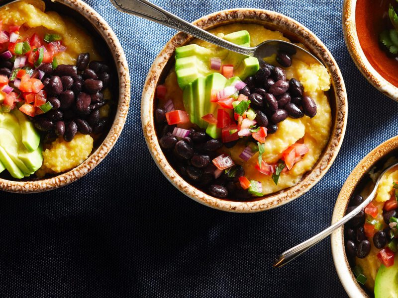 tex-mex polenta bowls