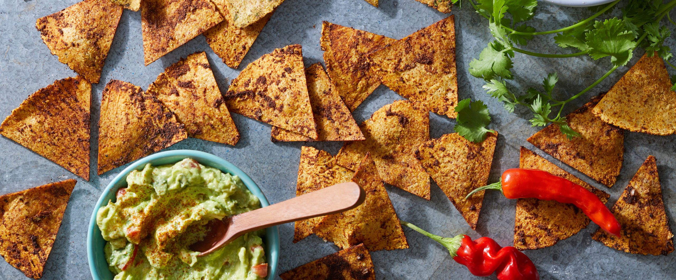 taco-spiced seasoned tortilla Chips - snacks for working from home