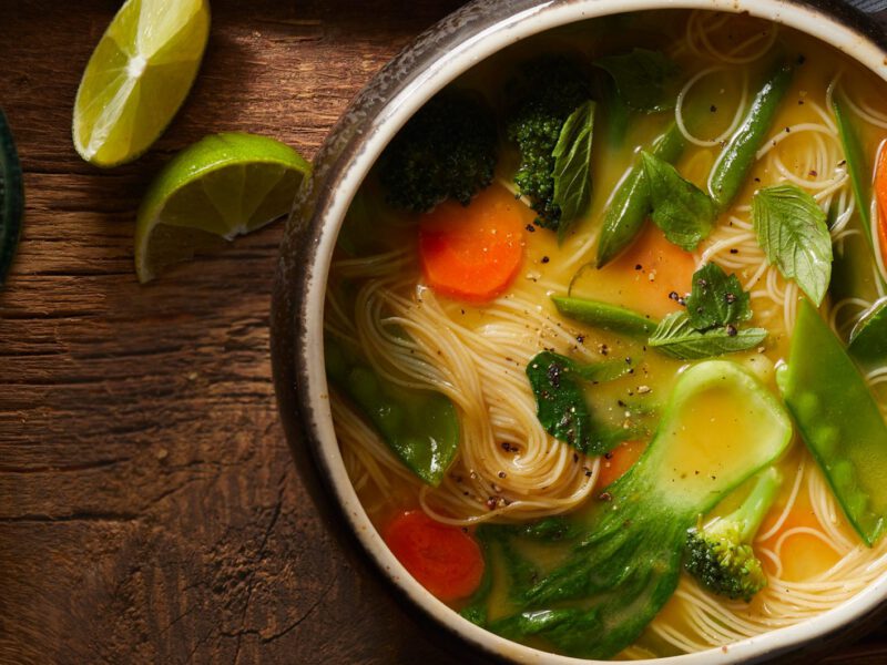 Thai Spring Noodle Soup