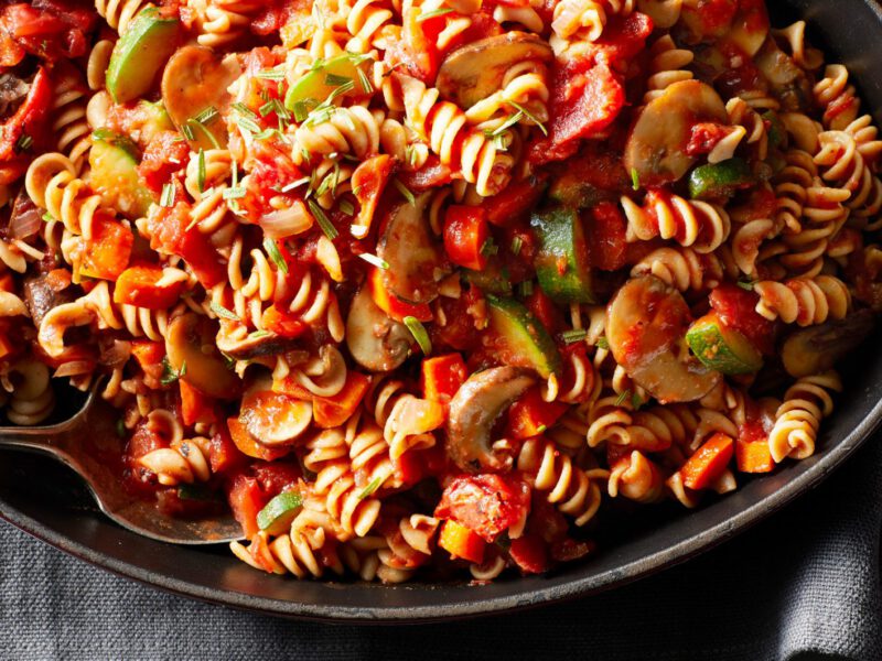 Rotini with Vegetable Cacciatore