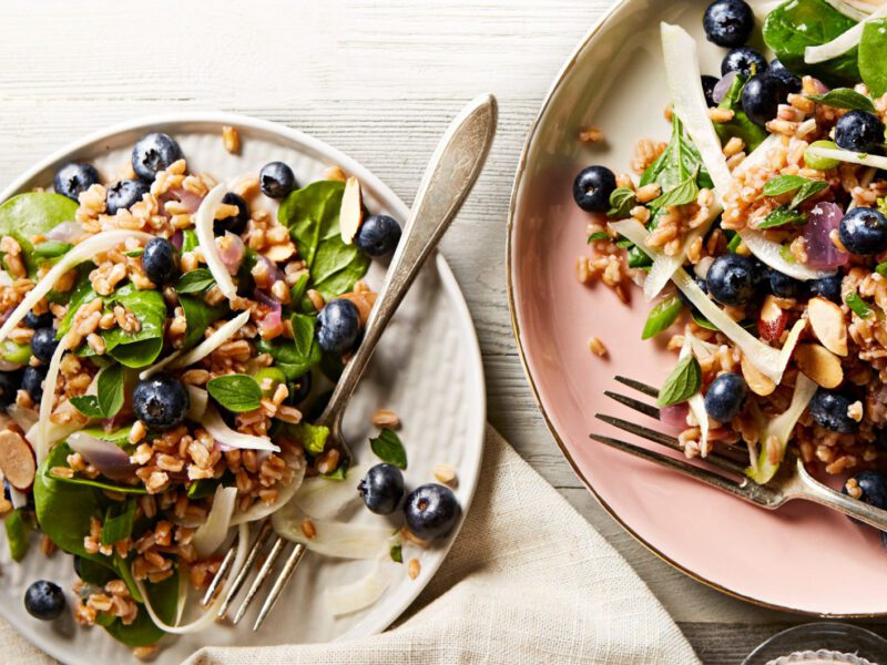 Farro and Blueberry Salad