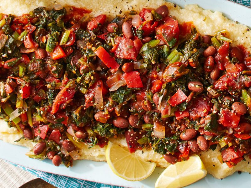 grits and greens with kale