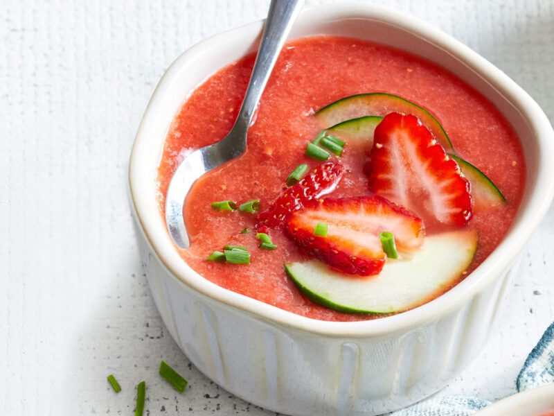 Strawberry Gazpacho Soup