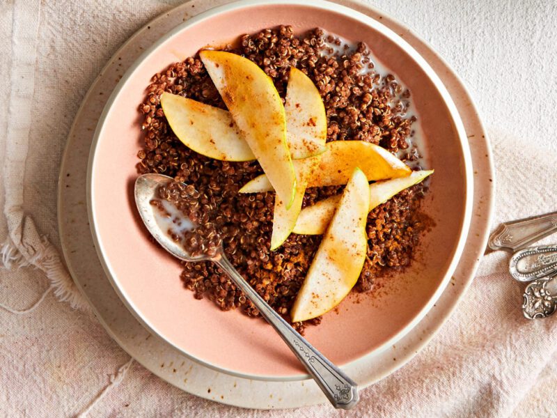 chocolate lover's quinoa breakfast bowl wordpress