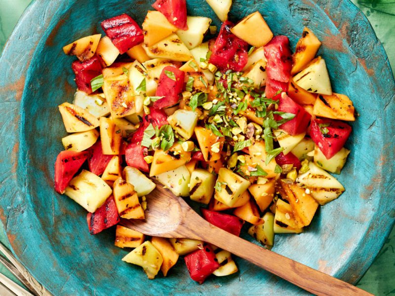 grilled melon salad