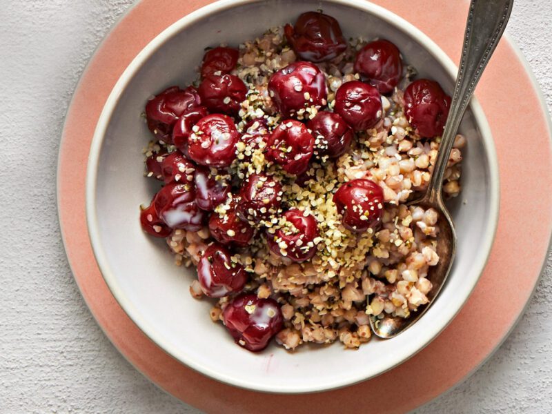 cherry breakfast bowl