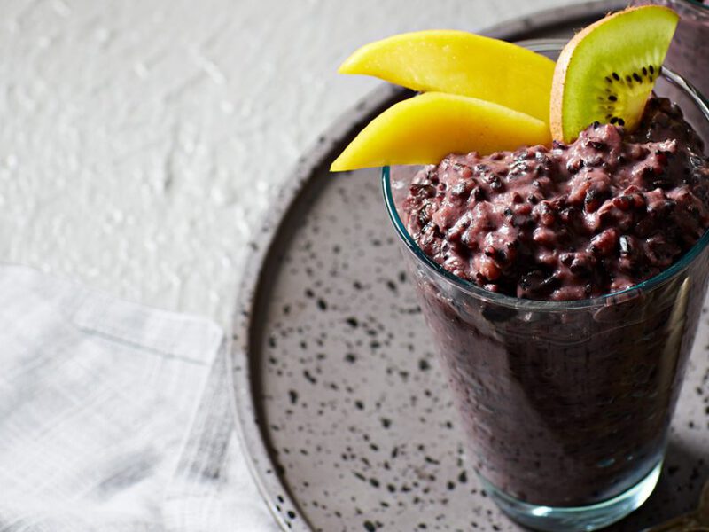 Easy Purple Sticky Rice Pudding