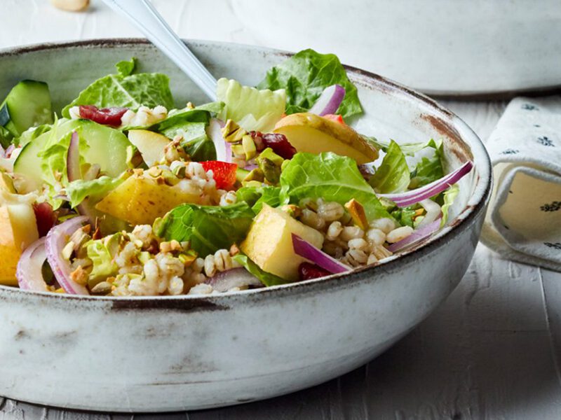 Pear-Barley Chopped Salad