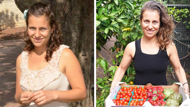 Marina Before and After Adopting a plant-based diet for PMS symptoms