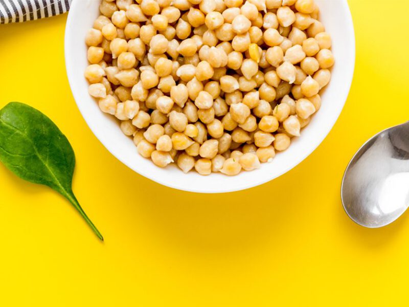chickpeas in a bowl