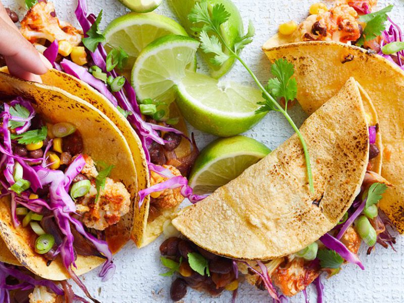 Charred Cauliflower Tacos