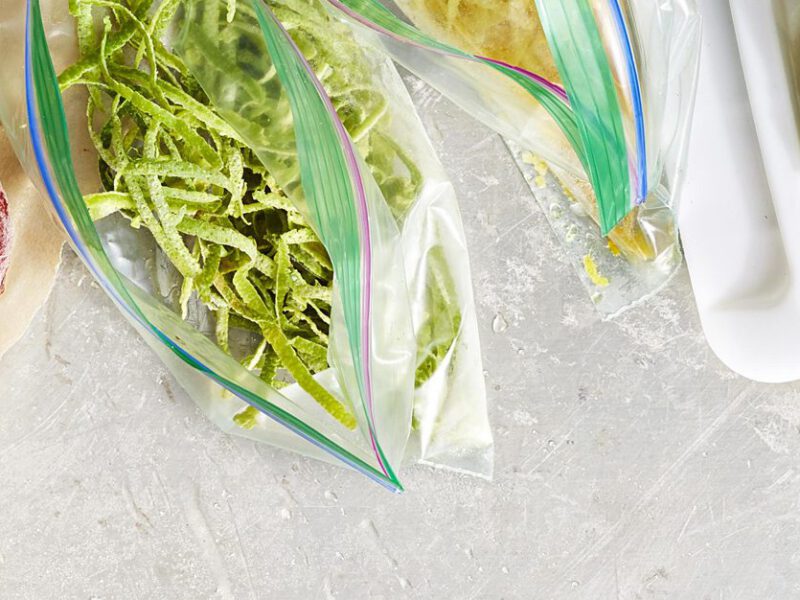 flavor savers - herbs and tomato paste stored in freezer